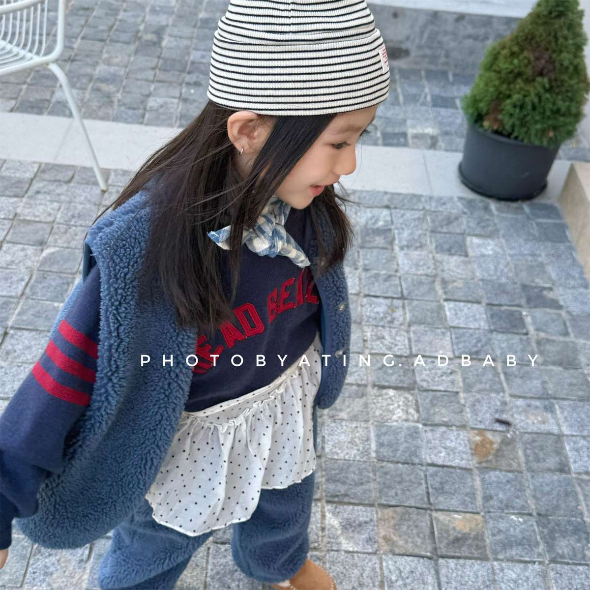 ノースリーブセットアップ シープボアベスト+ロングパンツ 2点セット もこもこセットアップ【mh0011433】