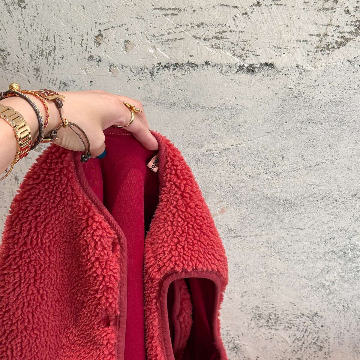 ノースリーブセットアップ シープボアベスト+ロングパンツ 2点セット もこもこセットアップ【mh0011433】