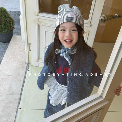 ノースリーブセットアップ シープボアベスト+ロングパンツ 2点セット もこもこセットアップ【mh0011433】