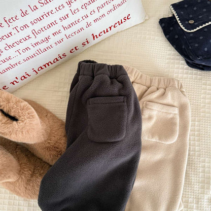 長袖セットアップ 長袖フリースジャケット+ロングパンツ 2点セット もこもこセットアップ【mh0011434】