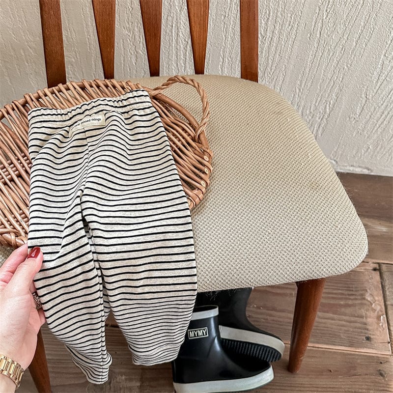 レギンスパンツ Apricot / 80cm シンプルボーダーレギンスパンツ【mh0009387】