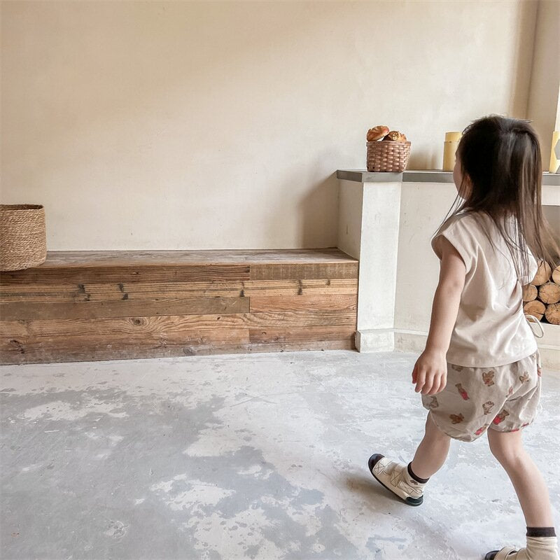 ハーフパンツ・ショートパンツ Bear Print Track Shorts くまプリント トラックショートパンツ【mh0012147】