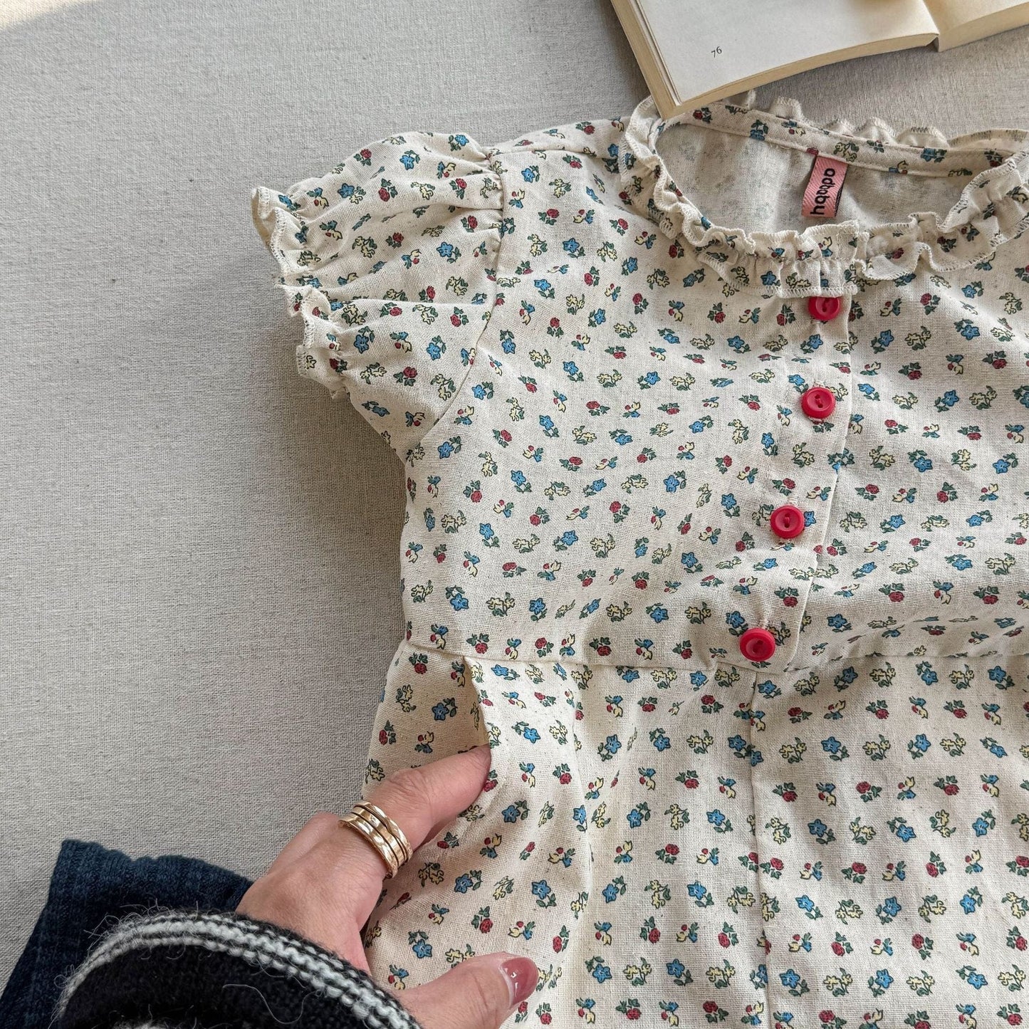 半袖ジャンプスーツ Beige / 80cm サマー半袖ジャンプスーツ【mh0009541】