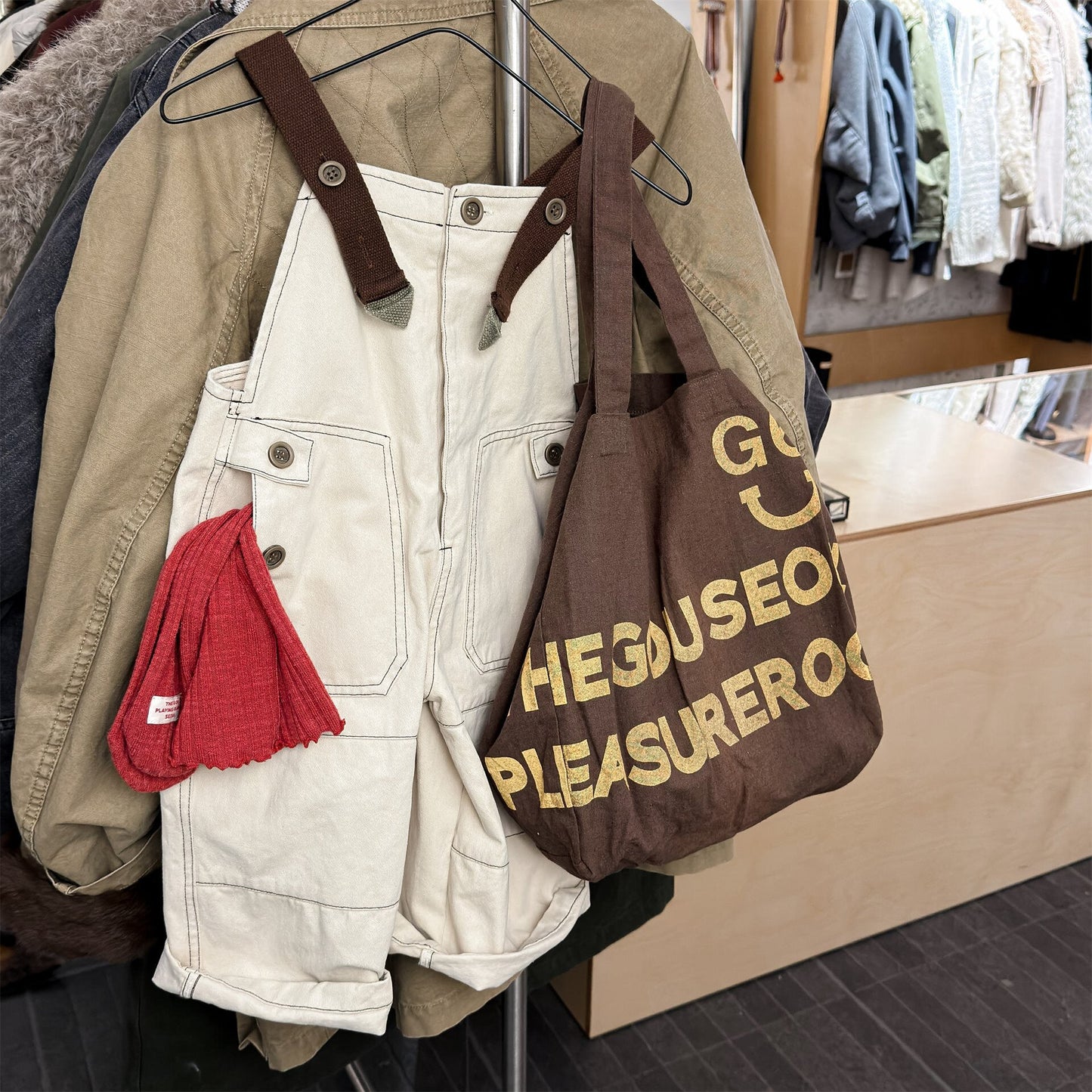 オーバーオール Beige / 80cm Spring Children's Overalls Pants スプリング キッズ オーバーオール【mh0012036】