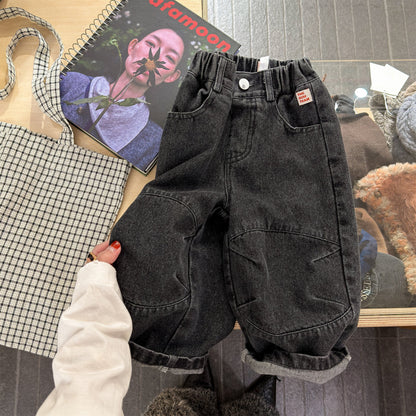 デニムパンツ Black / 80cm Denim Harem Pants デニム ハーレムパンツ【mh0012136】