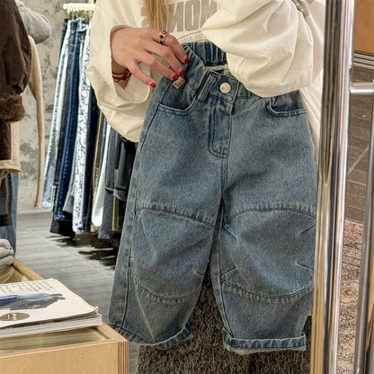 デニムパンツ Blue / 80cm Denim Harem Pants デニム ハーレムパンツ【mh0012136】
