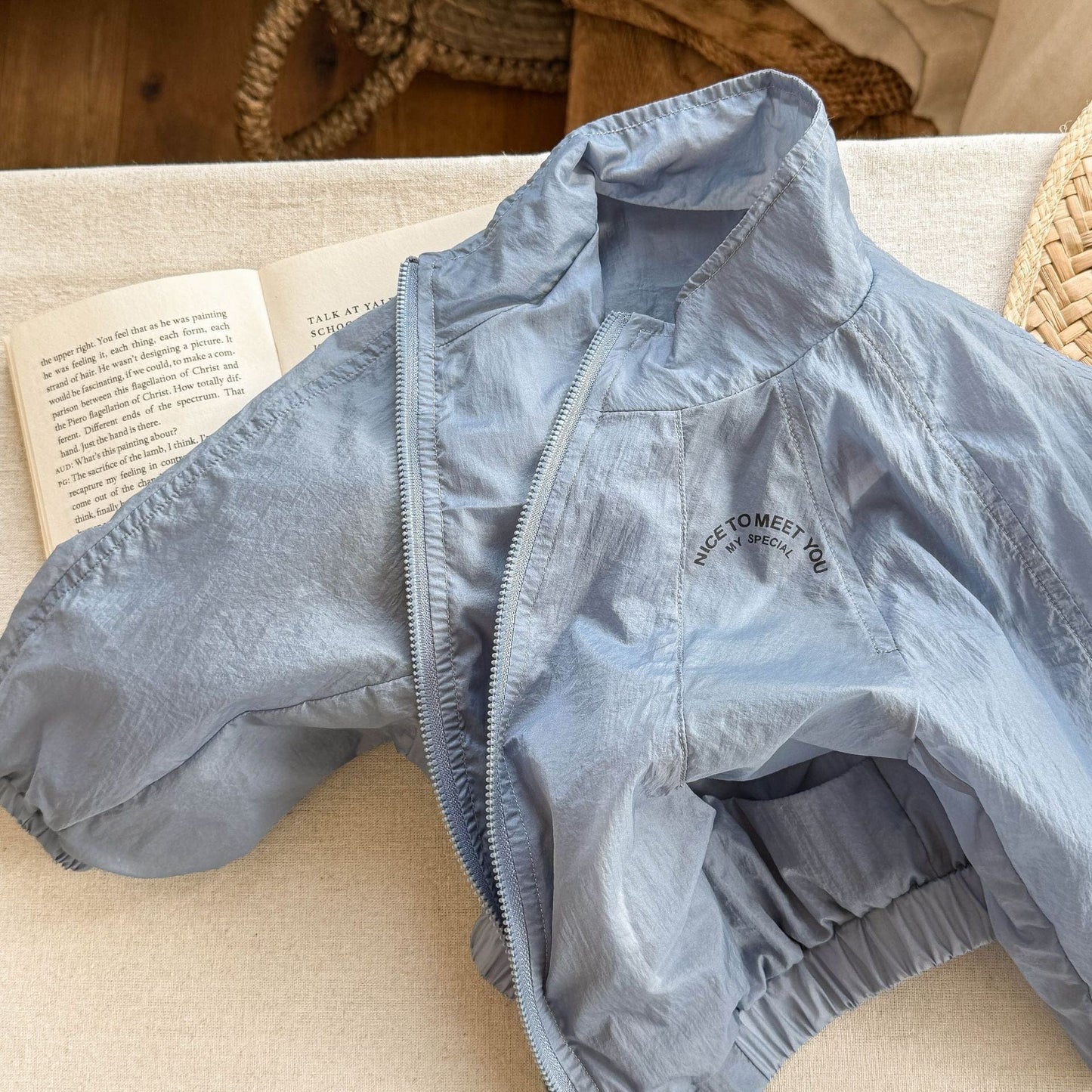 ショートコート・ジャケット・ジャンパー Blue / 80cm 薄手日除けブルゾンジャケット【mh0009534】