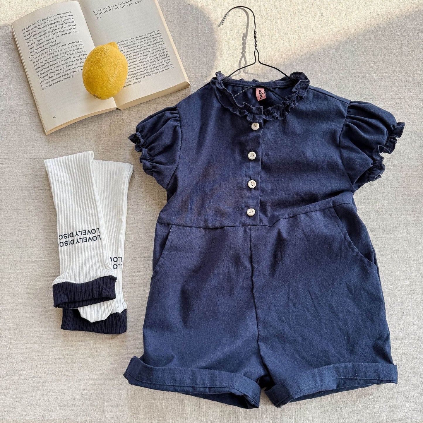 半袖ジャンプスーツ Blue / 80cm サマー半袖ジャンプスーツ【mh0009541】