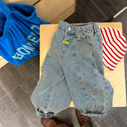 デニムパンツ Blue / 80cm Spring Denim Tapered Pants デニム テーパードパンツ【mh0012082】