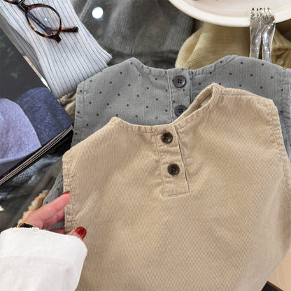 ノースリーブセットアップ Children's Vest Capri Pants Set セットアップ カプリパンツ【mh0011946】