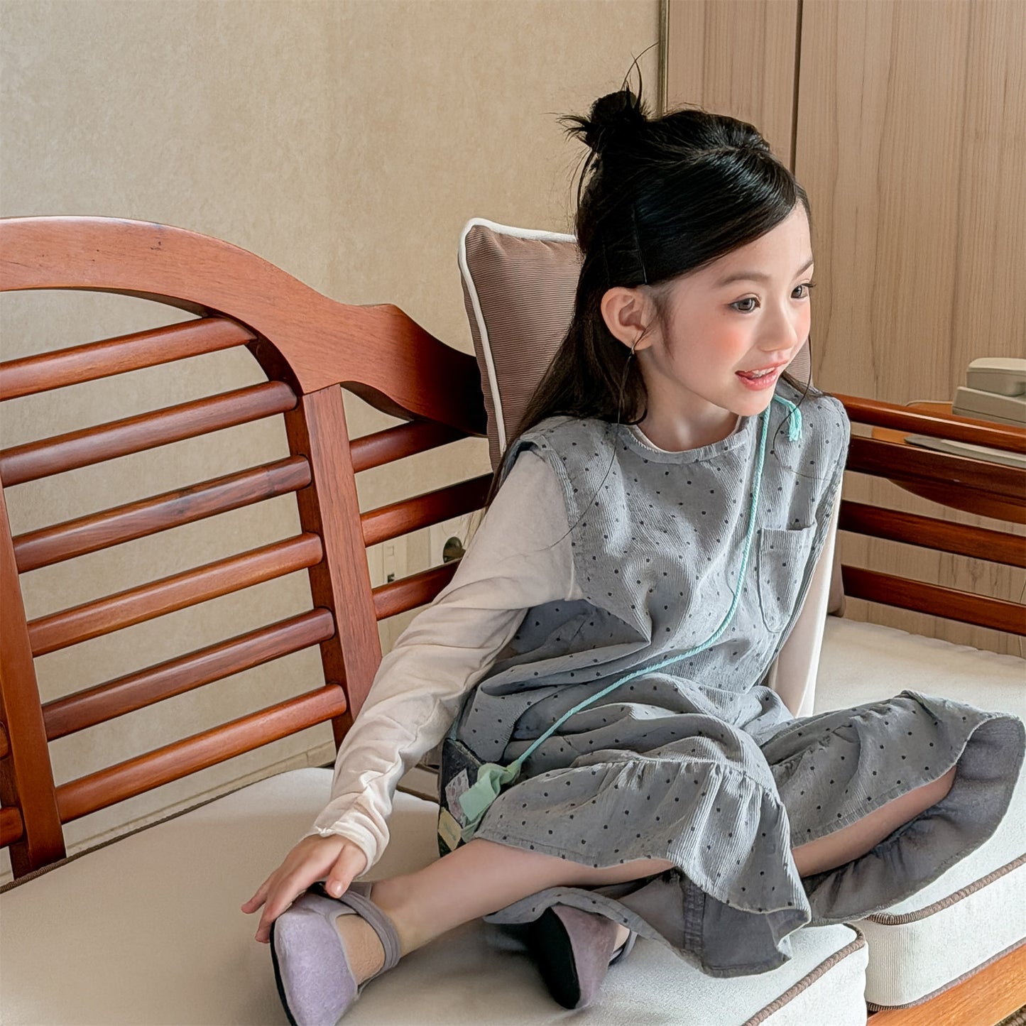 ノースリーブセットアップ Children's Vest Capri Pants Set セットアップ カプリパンツ【mh0011946】