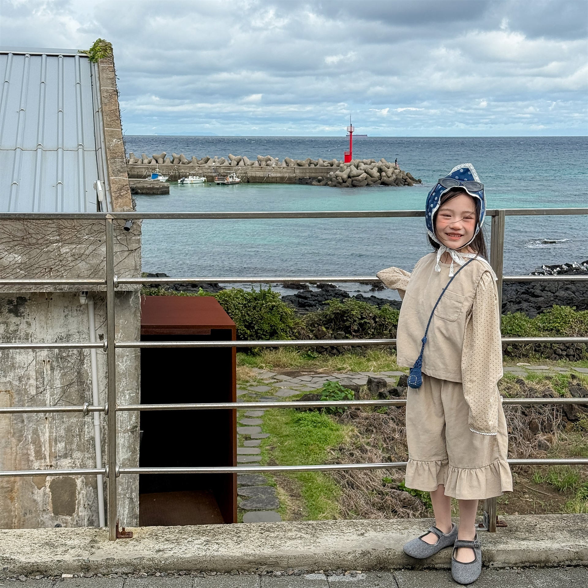 ノースリーブセットアップ Children's Vest Capri Pants Set セットアップ カプリパンツ【mh0011946】