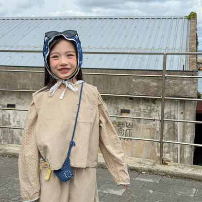 ノースリーブセットアップ Children's Vest Capri Pants Set セットアップ カプリパンツ【mh0011946】