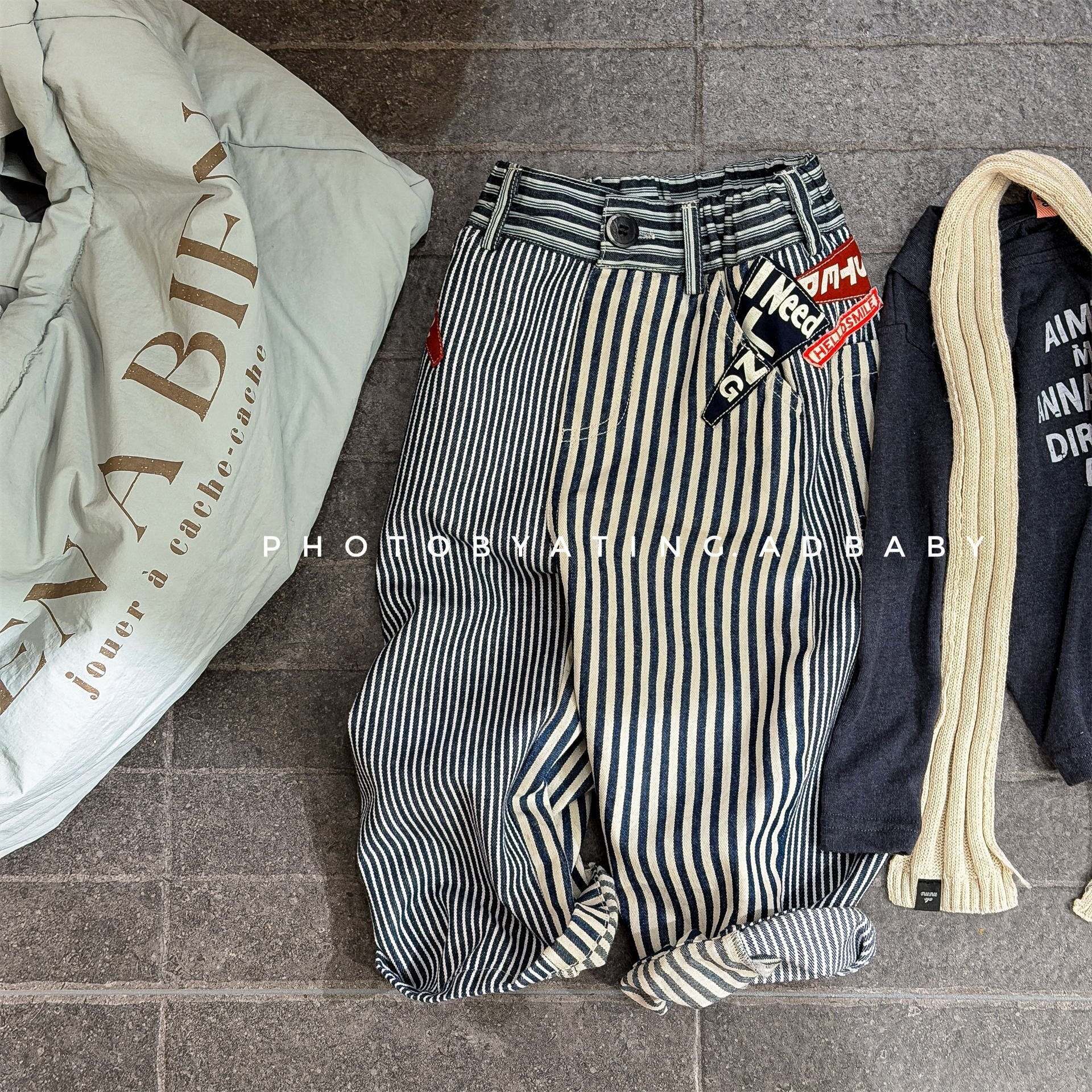 デニムパンツ Denim Blue / 80cm Spring Denim Pants Harem Pants デニム ハーレムパンツ【mh0012081】