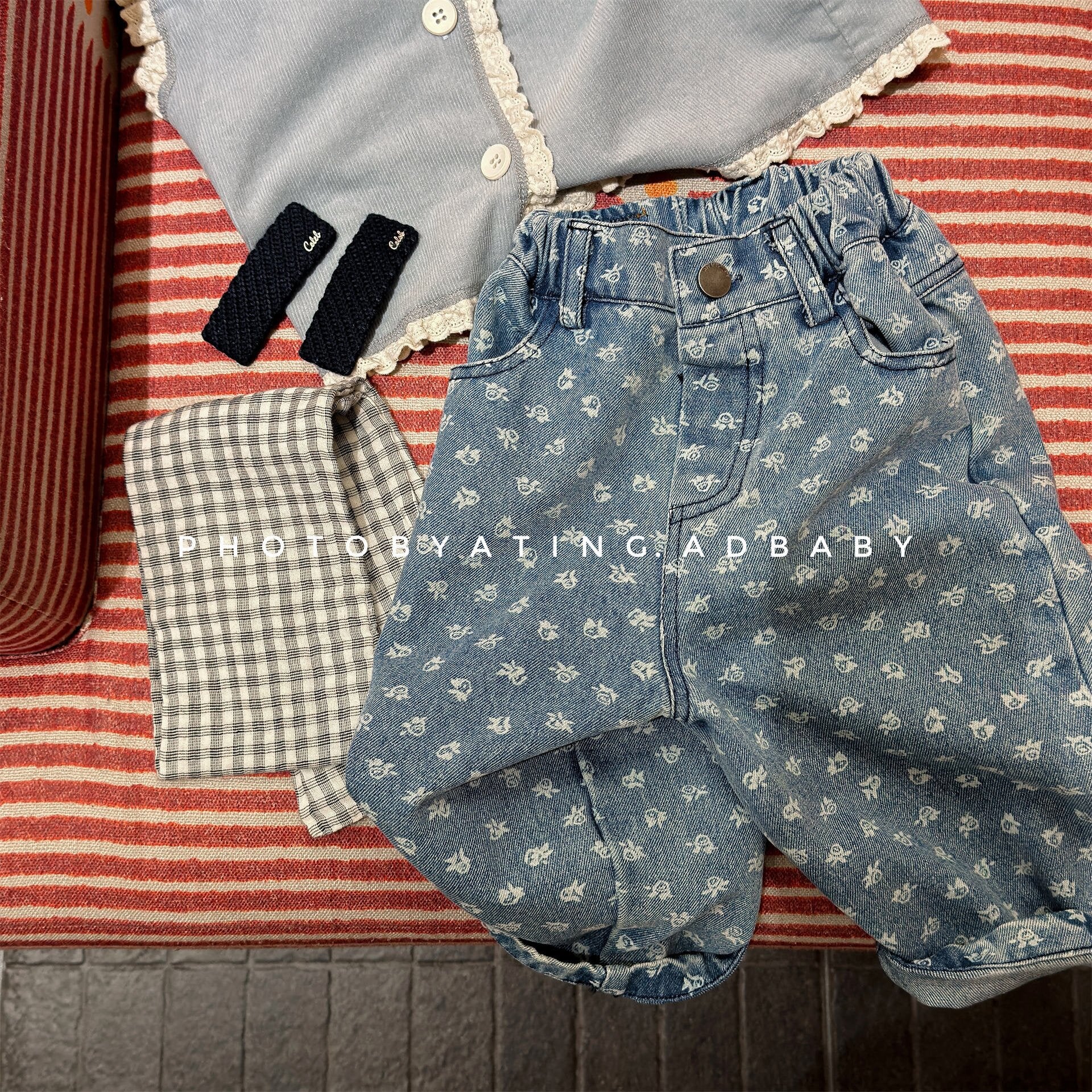 デニムパンツ Denim Blue / 80cm Spring Denim Pants Relaxed Pants デニム リラックスパンツ【mh0012085】