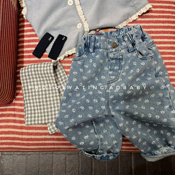 デニムパンツ Denim Blue / 80cm Spring Denim Pants Relaxed Pants デニム リラックスパンツ【mh0012085】