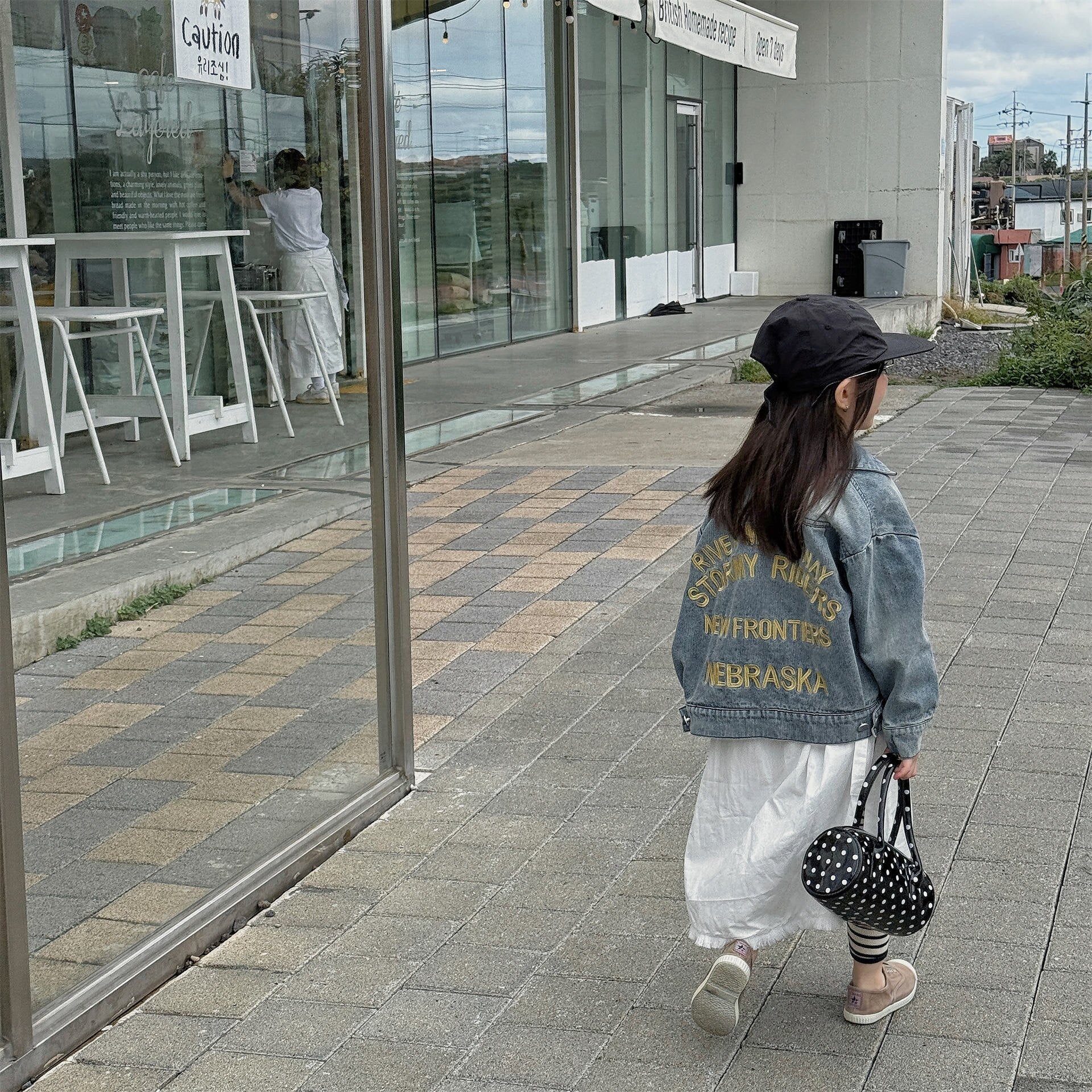 ショートコート・ジャケット・ジャンパー Embroidered Denim Jacket 刺繍 デニムジャケット【mh0012124】