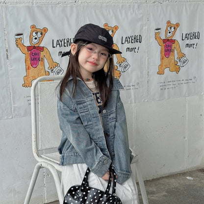 ショートコート・ジャケット・ジャンパー Embroidered Denim Jacket 刺繍 デニムジャケット【mh0012124】