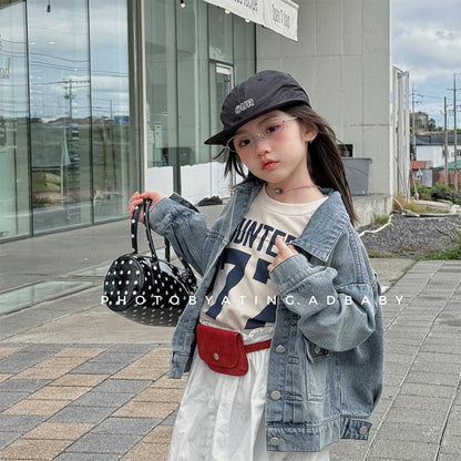 ショートコート・ジャケット・ジャンパー Embroidered Denim Jacket 刺繍 デニムジャケット【mh0012124】