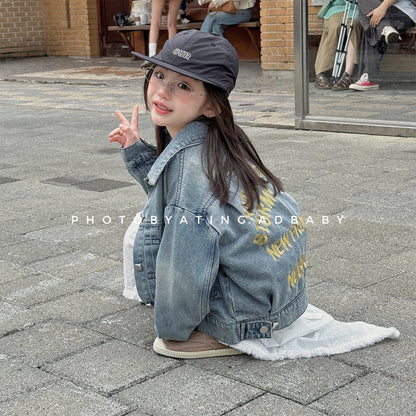 ショートコート・ジャケット・ジャンパー Embroidered Denim Jacket 刺繍 デニムジャケット【mh0012124】