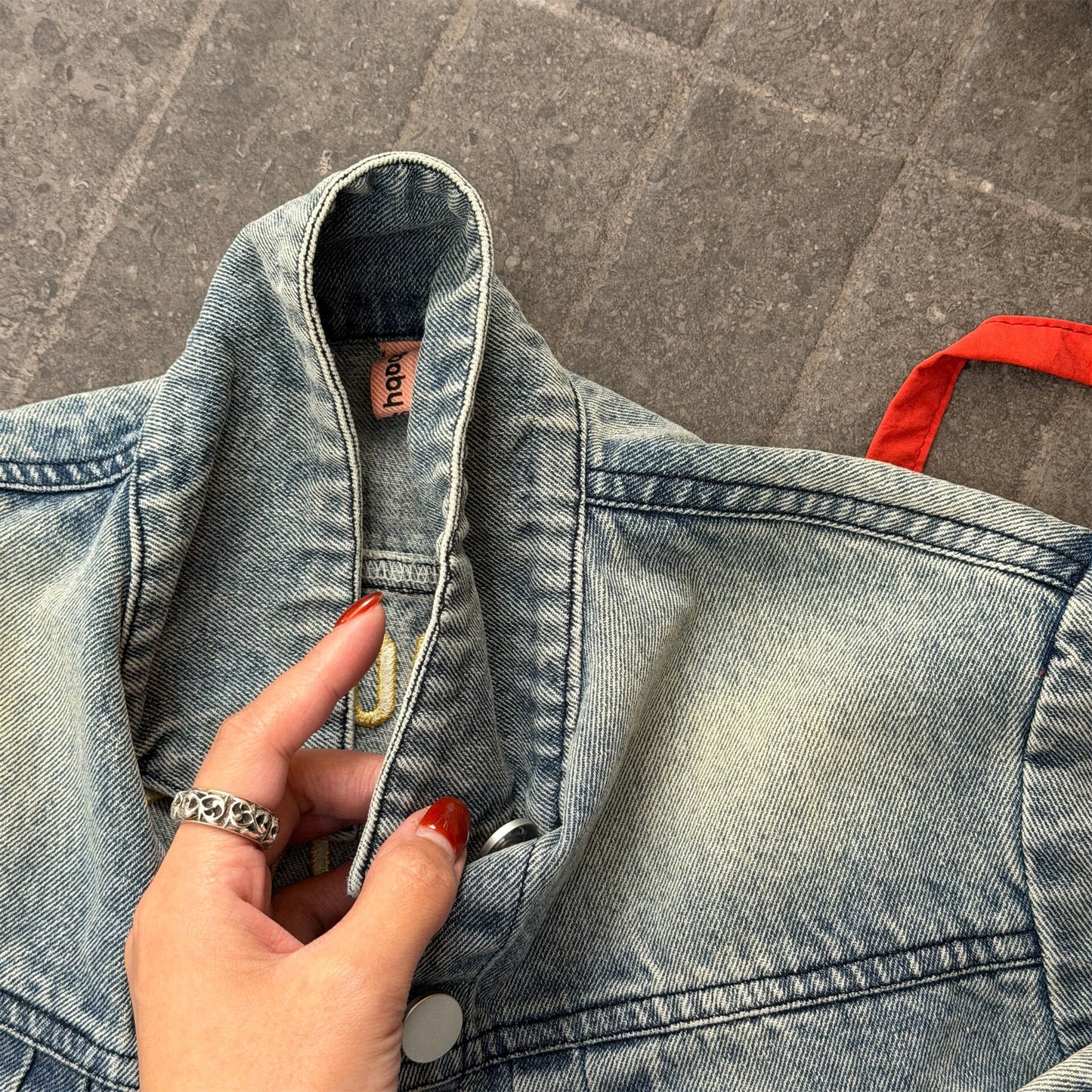 ショートコート・ジャケット・ジャンパー Embroidered Denim Jacket 刺繍 デニムジャケット【mh0012124】