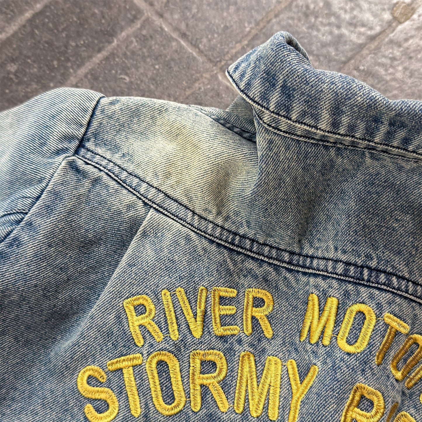 ショートコート・ジャケット・ジャンパー Embroidered Denim Jacket 刺繍 デニムジャケット【mh0012124】