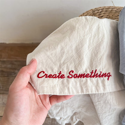 半袖シャツ・ブラウス Embroidered Large Lapel Linen Shirt 刺繍 ビッグカラー リネンシャツ【mh0011998】