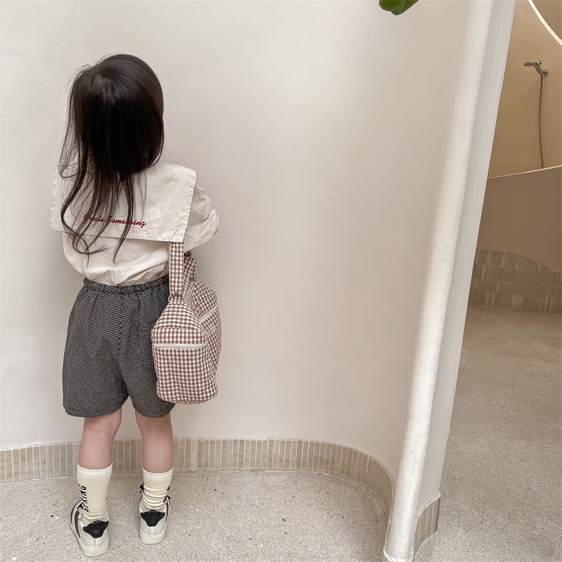 半袖シャツ・ブラウス Embroidered Large Lapel Linen Shirt 刺繍 ビッグカラー リネンシャツ【mh0011998】