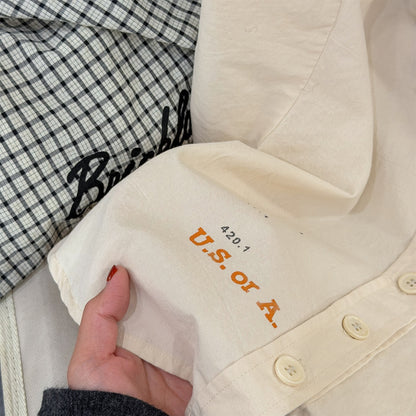 長袖シャツ・ブラウス Embroidered Shirt Spring Top 刺繍 シャツ トップス【mh0012079】