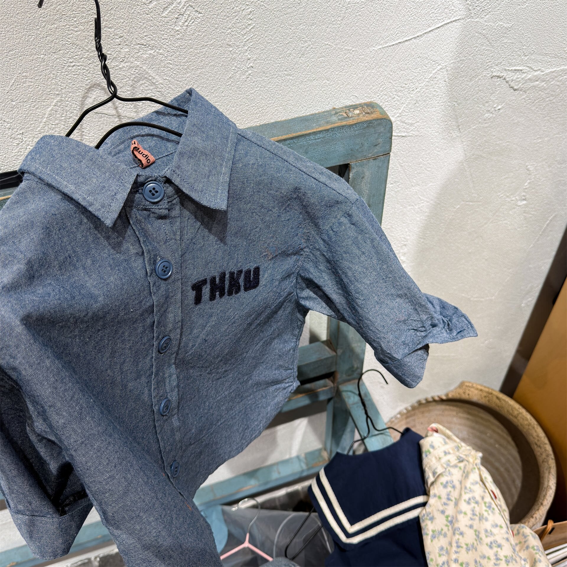 長袖シャツ・ブラウス Embroidered Shirt Spring Top 刺繍 シャツ トップス【mh0012079】