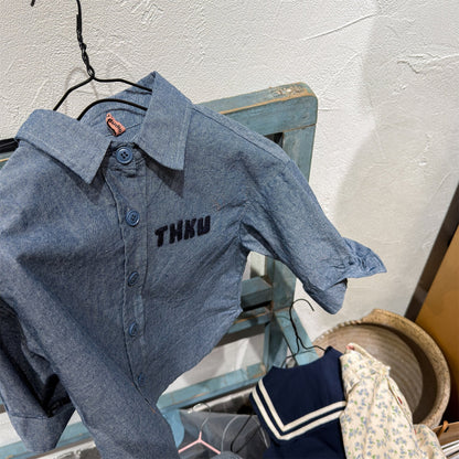 長袖シャツ・ブラウス Embroidered Shirt Spring Top 刺繍 シャツ トップス【mh0012079】