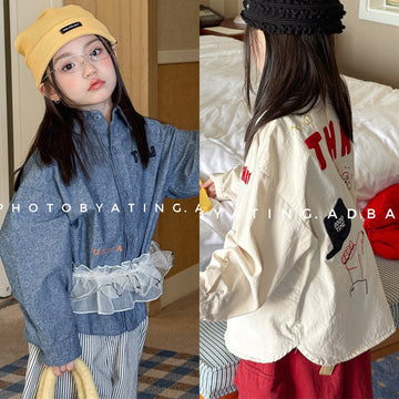 長袖シャツ・ブラウス Embroidered Shirt Spring Top 刺繍 シャツ トップス【mh0012079】