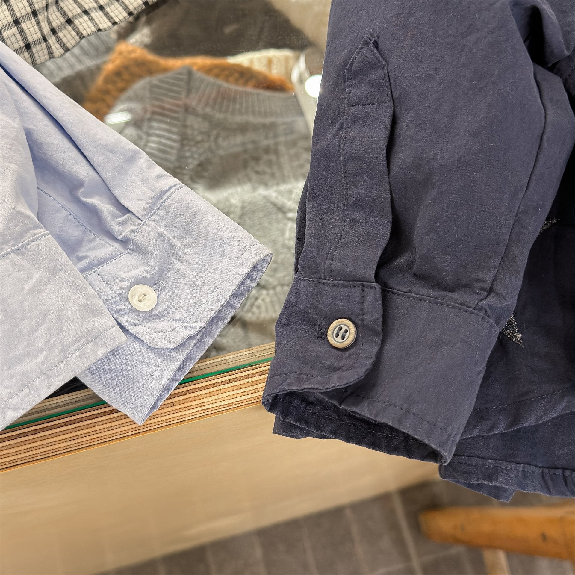 長袖シャツ・ブラウス Embroidered Spring Shirt Top 刺繍入り シャツ トップス【mh0012038】