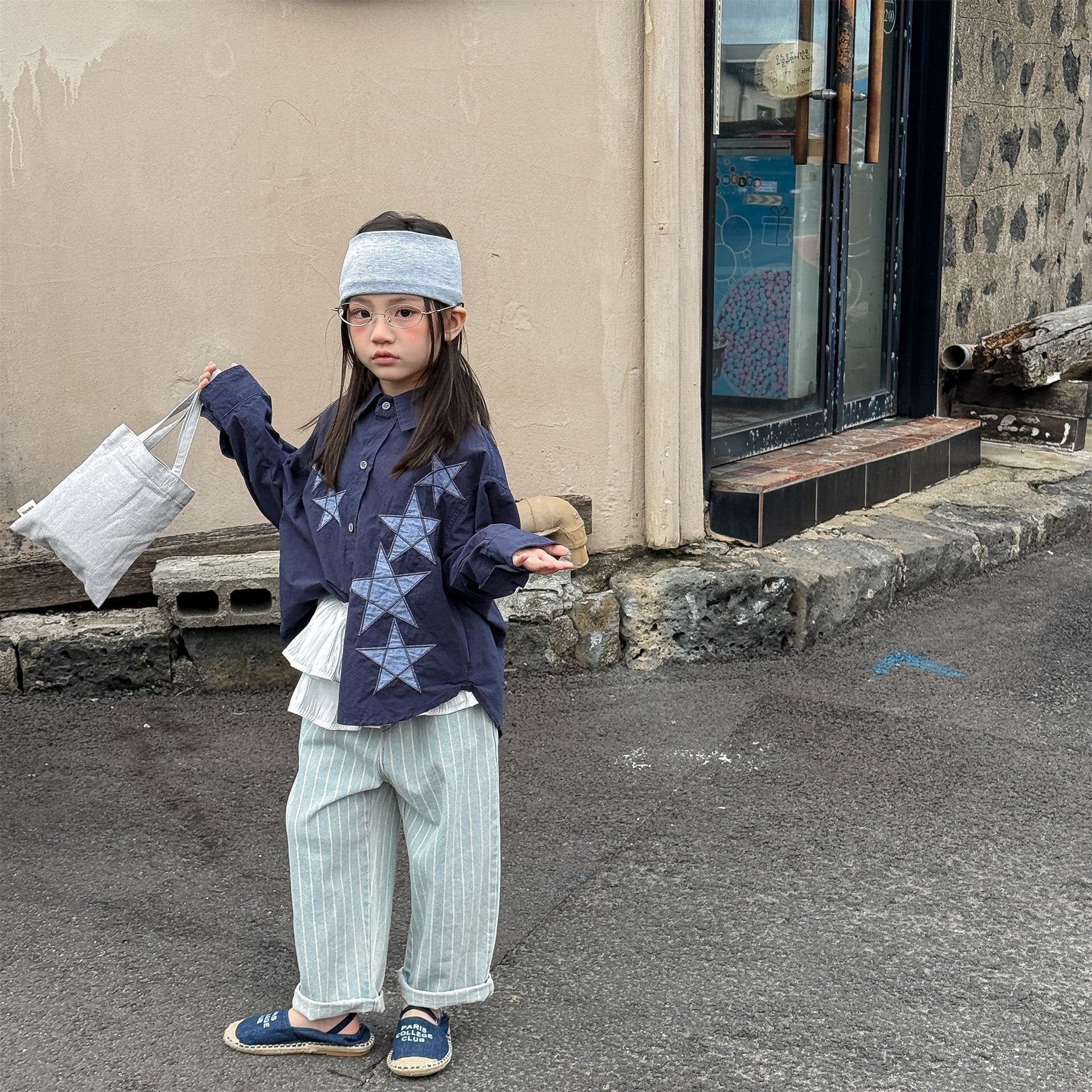 長袖シャツ・ブラウス Embroidered Spring Shirt Top 刺繍入り シャツ トップス【mh0012038】