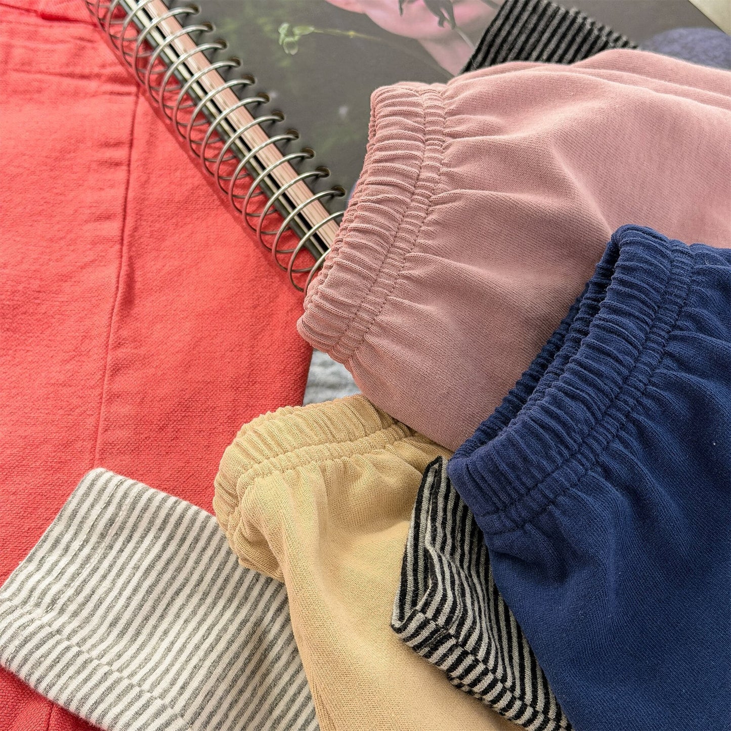 レギンスパンツ Fake Two-Piece Leggings フェイク レイヤード レギンスパンツ【mh0012135】