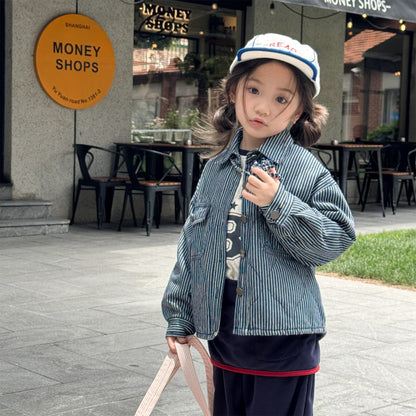 ショートコート・ジャケット・ジャンパー キルティングデニムブルゾンジャケット Gジャン【mh0010814】