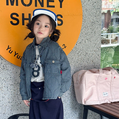 ショートコート・ジャケット・ジャンパー キルティングデニムブルゾンジャケット Gジャン【mh0010814】