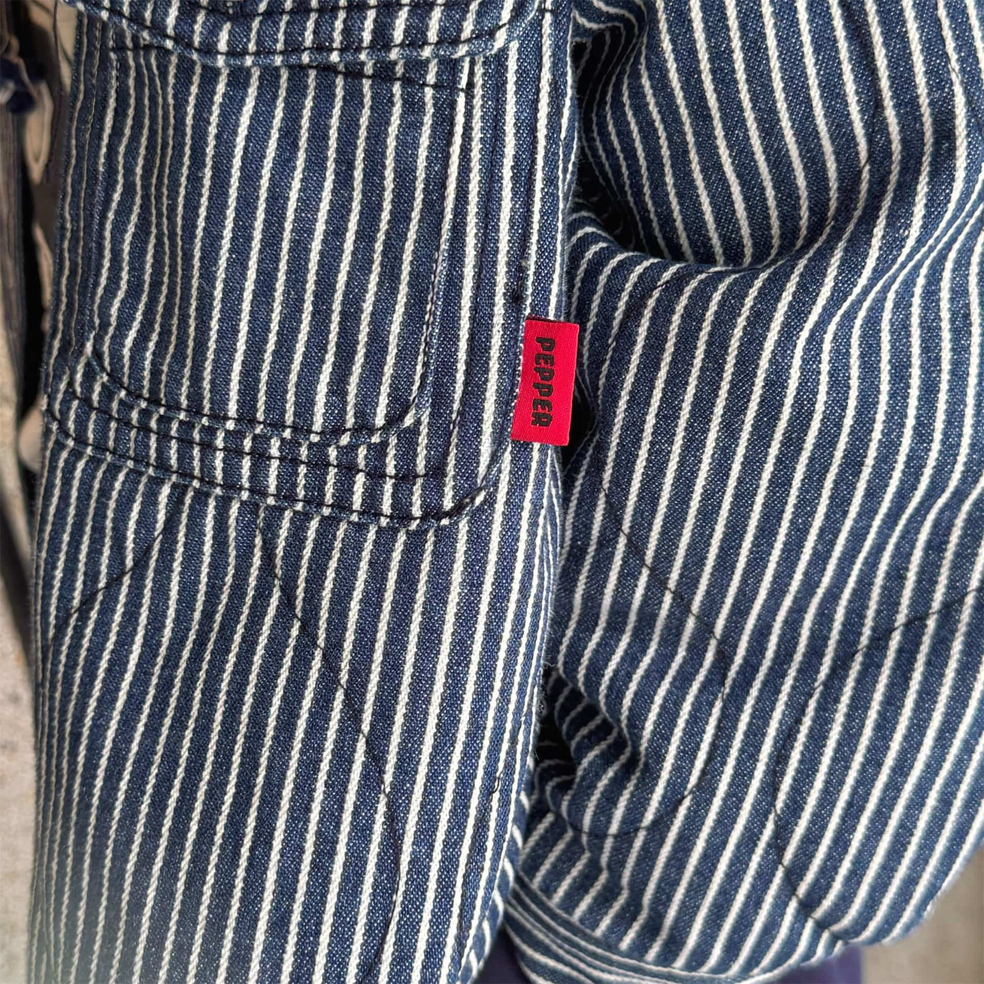 ショートコート・ジャケット・ジャンパー キルティングデニムブルゾンジャケット Gジャン【mh0010814】