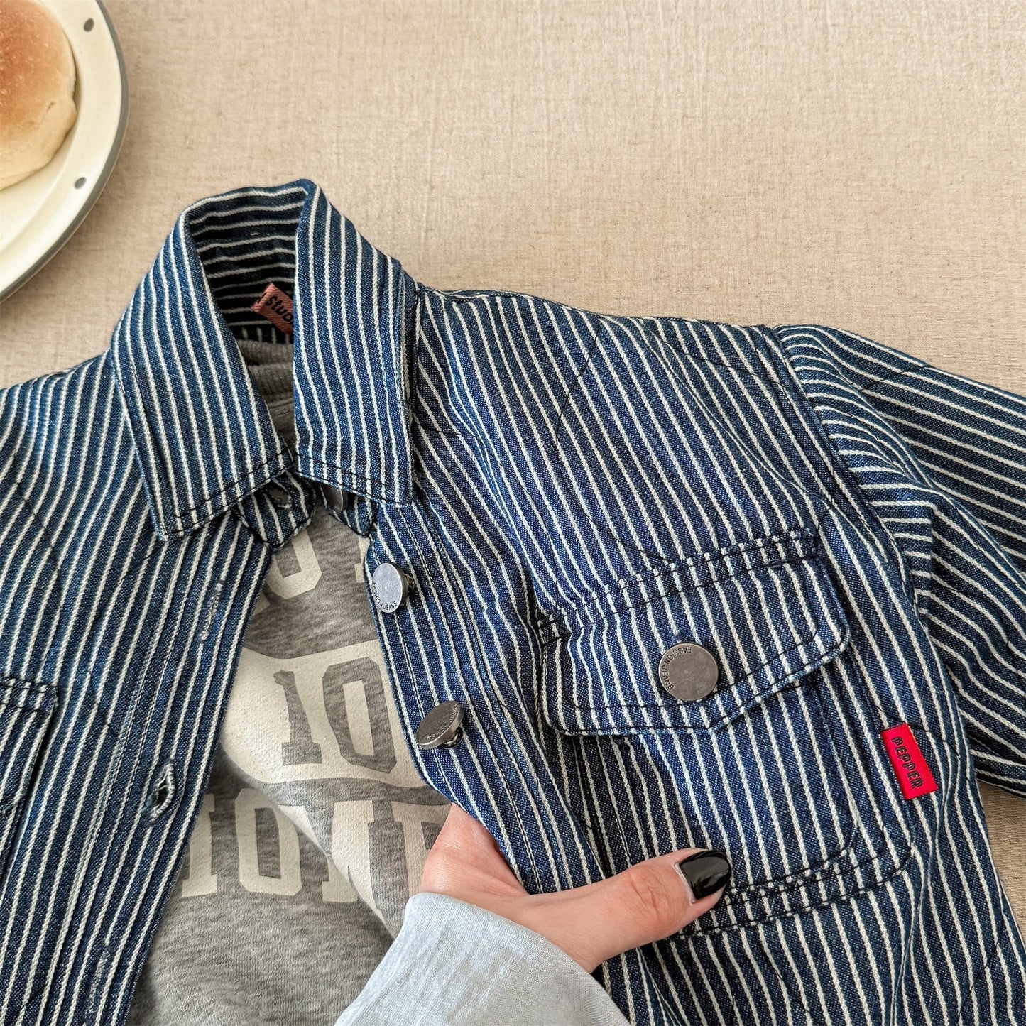 ショートコート・ジャケット・ジャンパー キルティングデニムブルゾンジャケット Gジャン【mh0010814】