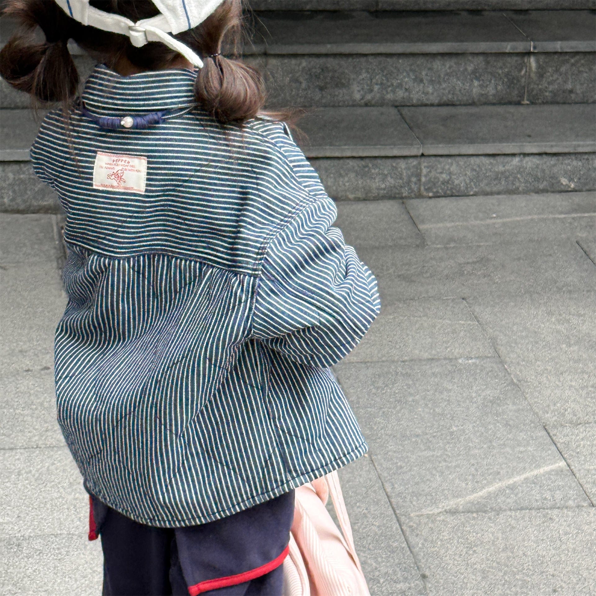 ショートコート・ジャケット・ジャンパー キルティングデニムブルゾンジャケット Gジャン【mh0010814】