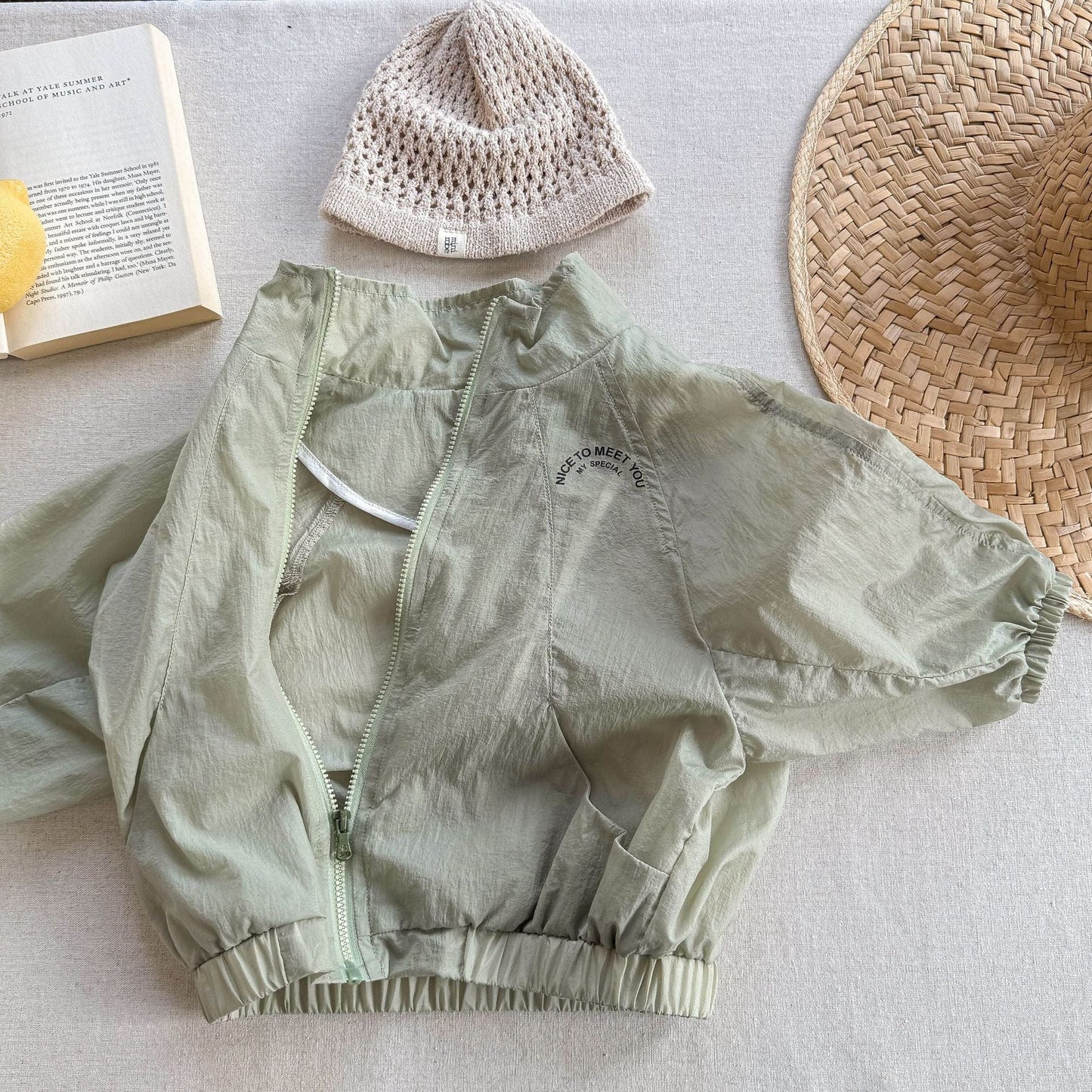 ショートコート・ジャケット・ジャンパー Green / 80cm 薄手日除けブルゾンジャケット【mh0009534】