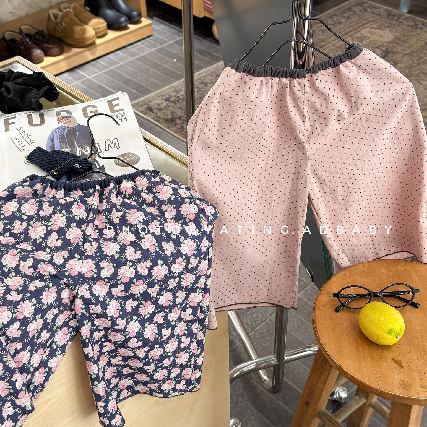 ロングパンツ・スウェットパンツ Lace Wide Leg Cropped Pants レース ワイドパンツ【mh0011949】