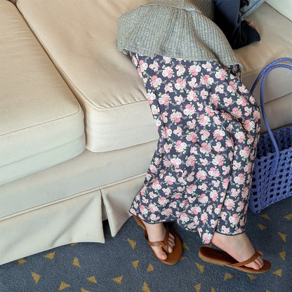 ロングパンツ・スウェットパンツ Lace Wide Leg Cropped Pants レース ワイドパンツ【mh0011949】