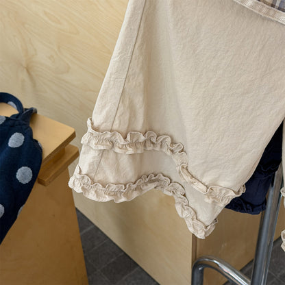 ロングパンツ・スウェットパンツ Lace Wide Leg Layered Pants レース ワイドパンツ【mh0011948】