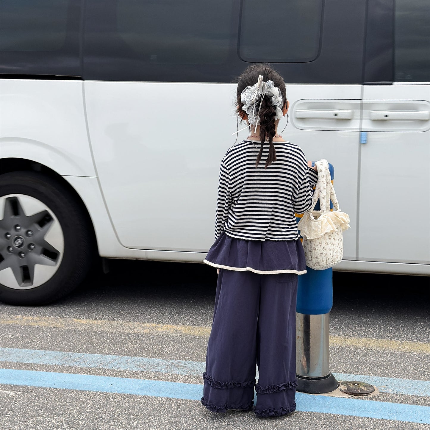 ロングパンツ・スウェットパンツ Lace Wide Leg Layered Pants レース ワイドパンツ【mh0011948】