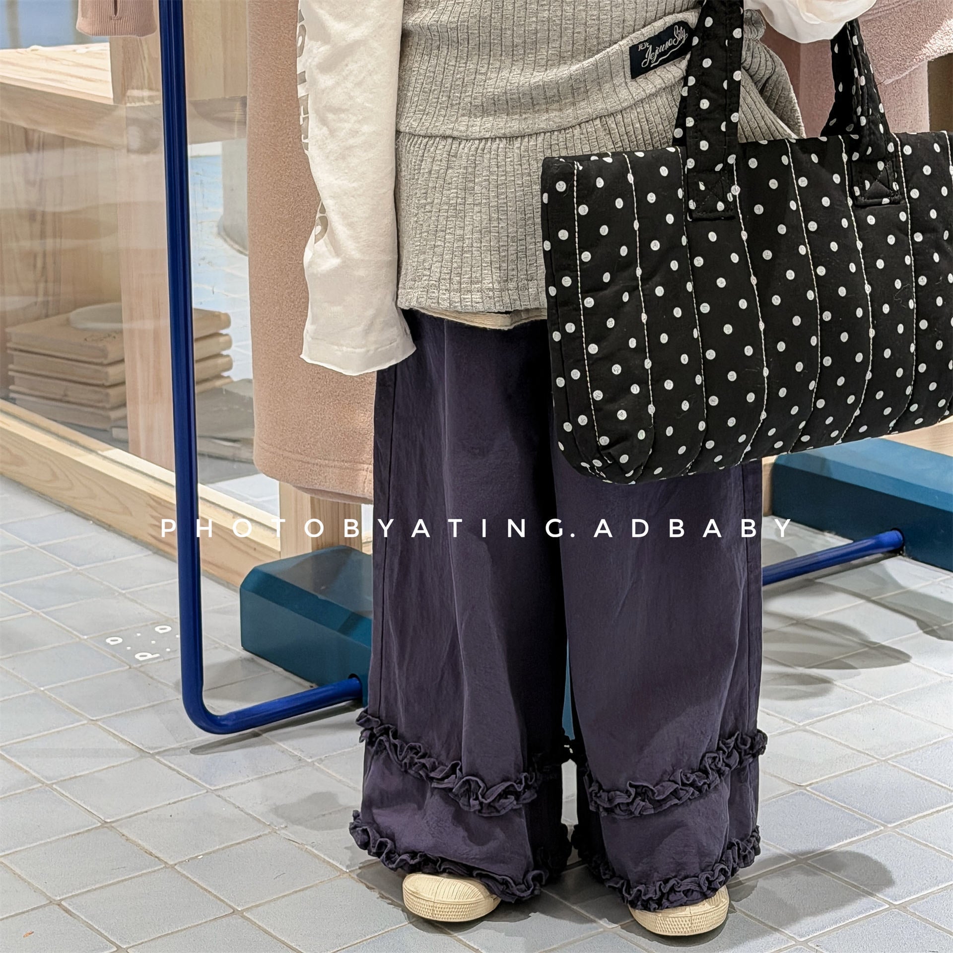 ロングパンツ・スウェットパンツ Lace Wide Leg Layered Pants レース ワイドパンツ【mh0011948】