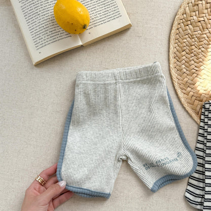 ハーフパンツ・ショートパンツ Light Gray / 80cm バイピングショートレギンスパンツ【mh0010137】