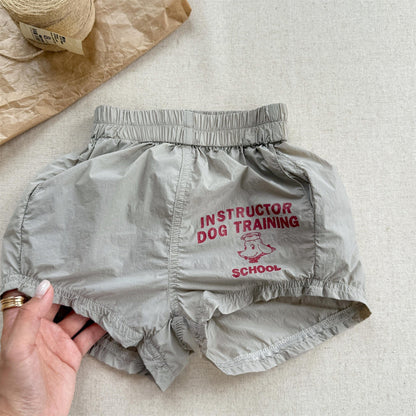 ハーフパンツ・ショートパンツ Light Grey / 80cm プリントロゴスポーツショートパンツ【mh0009781】