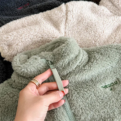 ショートコート・ジャケット・ジャンパー キッズアウター ボアフリースくすみカラージップアップジャケット【mh0007674】