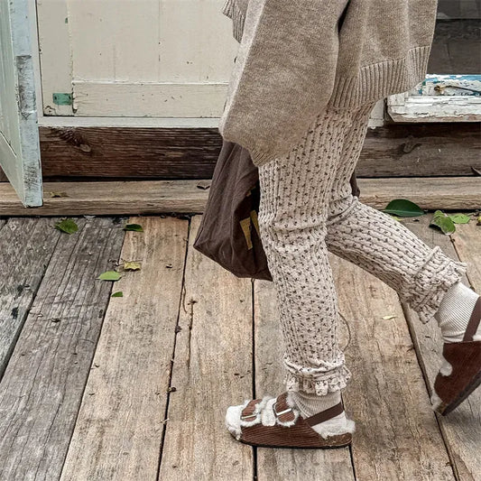 レギンスパンツ キッズパンツ フラワー小花柄プリント裏フリースレギンスパンツ【mh0007892】